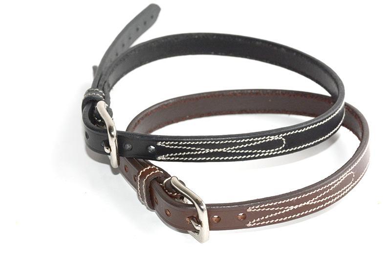 Courroies d'éperons cuir