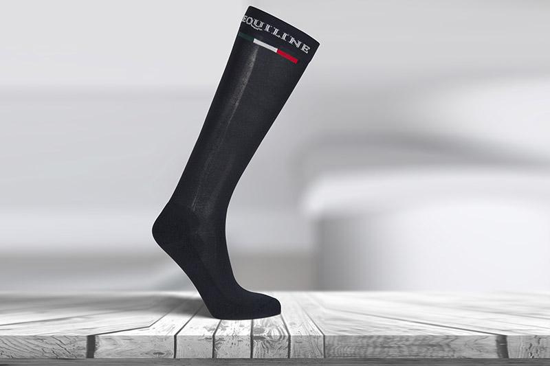 Chaussettes équitation Equiline - Silver Plus