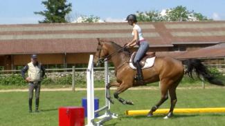 Améliorer la position du cavalier à l'obstacle