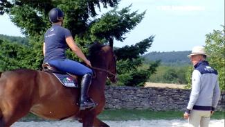 Efficacité du cavalier au galop assis et en équilibre